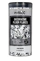 ALLIED PAINTS, INC. Transform any concrete floor into a beautiful surface with Insl-x Decorative Floor Flakes. Easy to use and available in seven different color combinations, these flakes can disguise surface imperfections and help hide dirt.

Great for residential and commercial floors:

Garage Floors
Basements
Driveways
Warehouse Floors
Patios
Carports
And moreboom